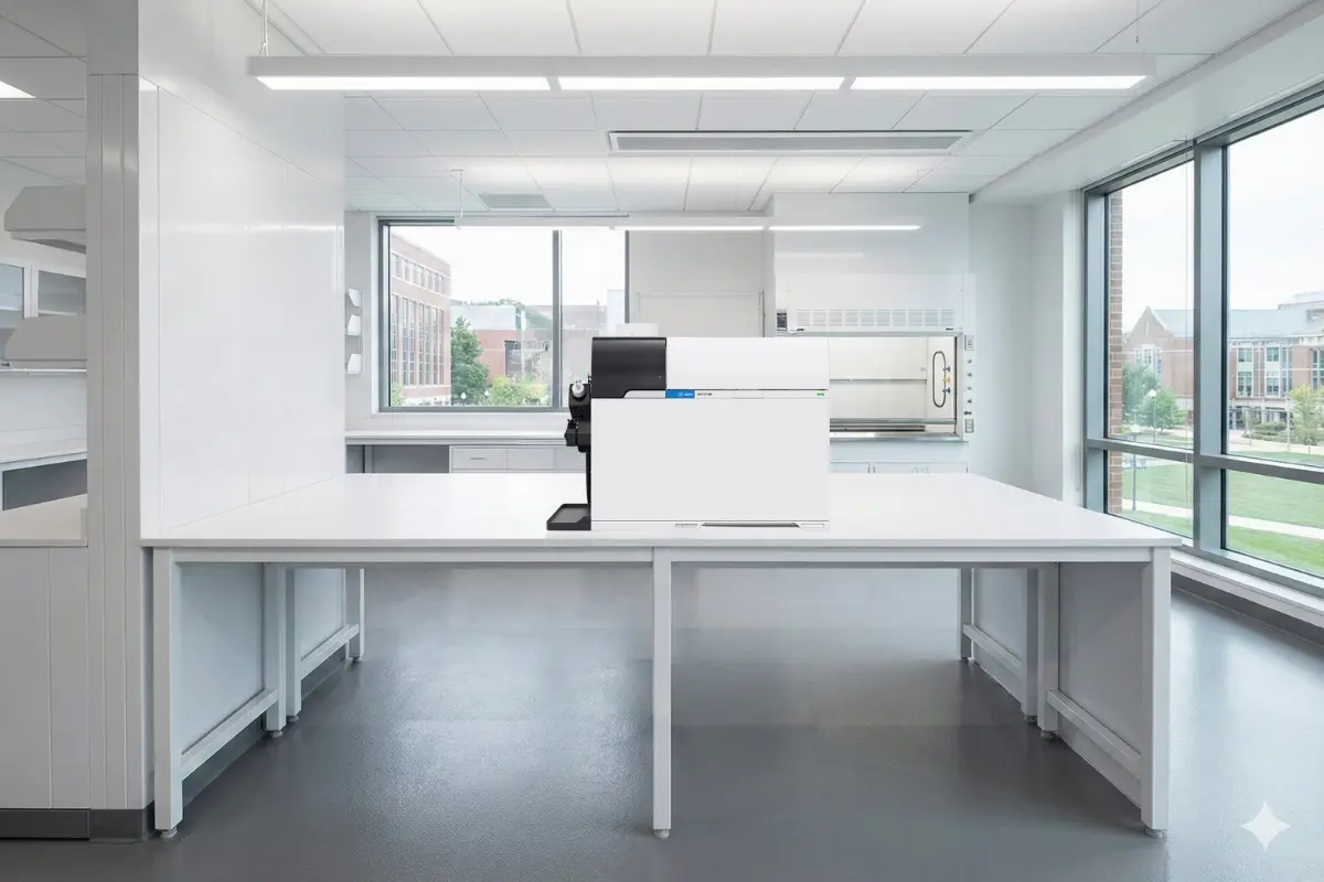 Financing Agilent ICP-MS - an agilent icp-ms in an empty lab